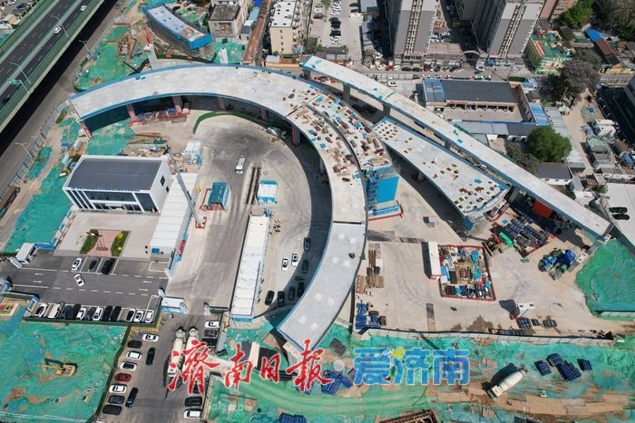 王舍人立交关键枢纽建设提速 主线轮廓雏形显现