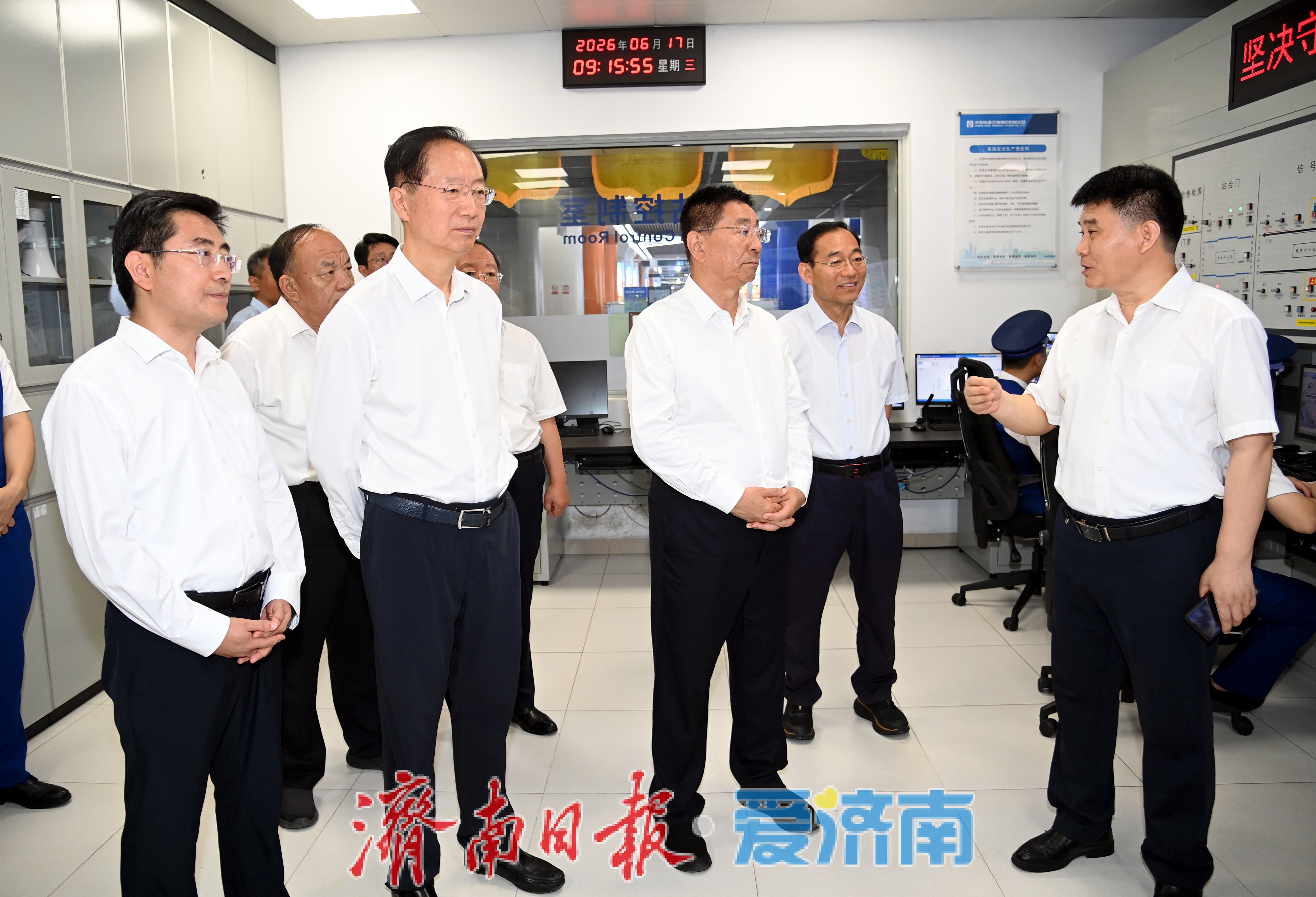 省人大调研组来济调研 白玉刚韩金峰参加