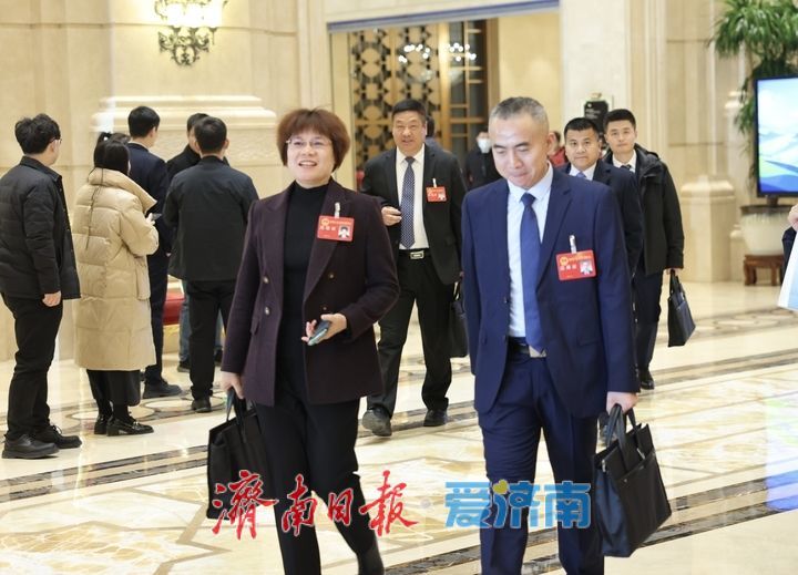 出席市两会的代表委员陆续报到