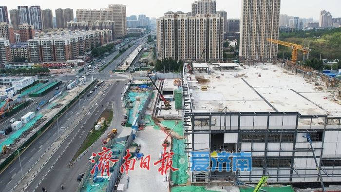 项目强省会｜济南轨道交通6号线徐家庄站出入口亮相，立体交通网络助推区域商业升级