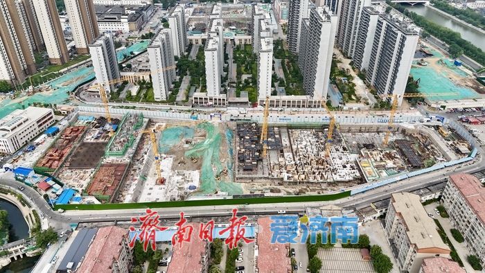 济南标山二期B-3地块项目提速攻坚 助力天桥区城市更新提质