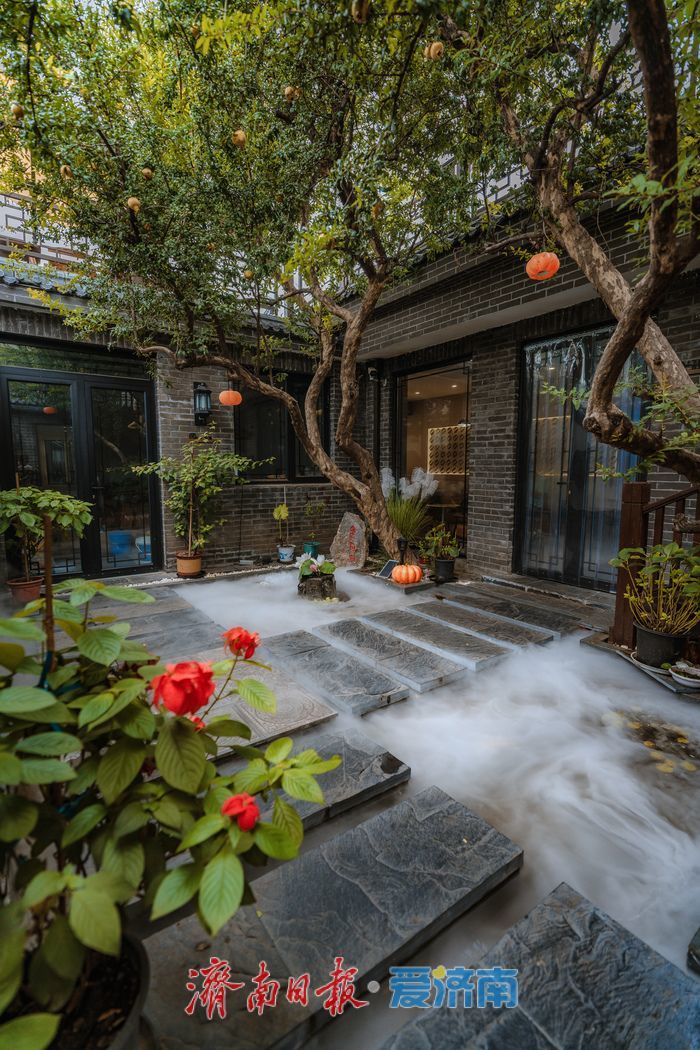 一年四季 泉在济南丨西更道街雕窗框画意，让济南更具泉韵