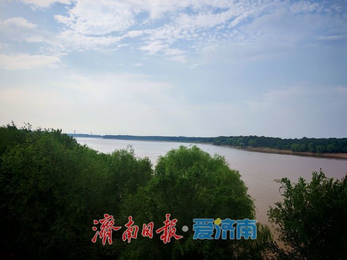 大河之上群鸟蹁跹 游人悠闲置身安澜画卷
