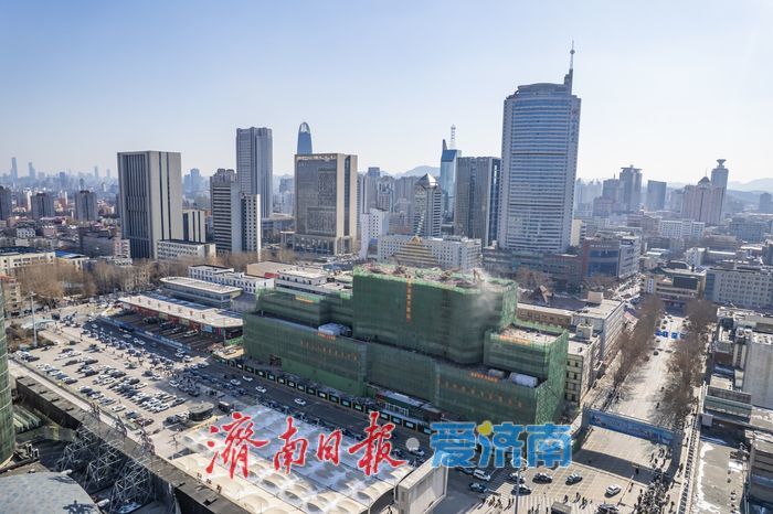项目强省会｜天龙大厦拆除高效推进，济南站南广场改造按下“快进键”