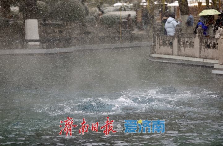 一年四季 泉在济南丨趵突泉“云雾润蒸”引客来