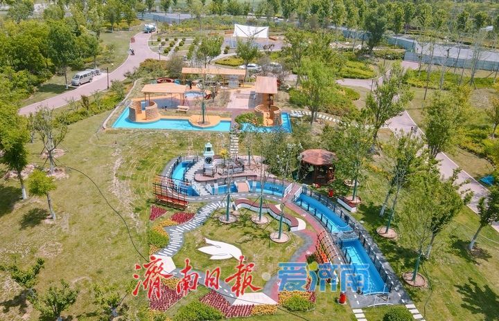 济南华山湖畔新添滨水亲子空间