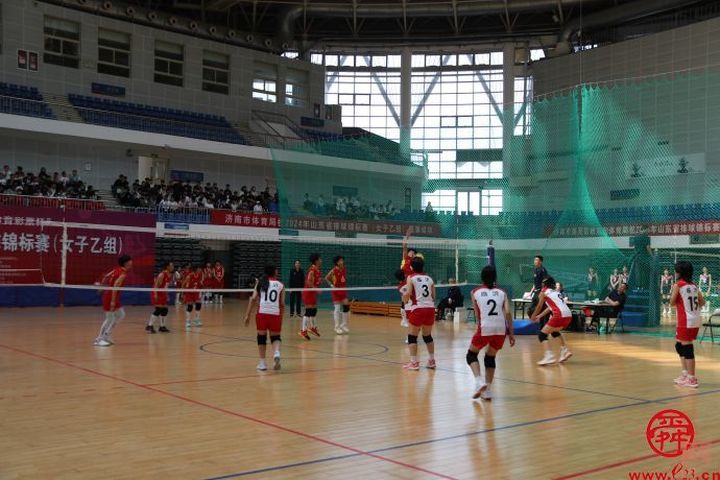 “中国体育彩票杯”2024年山东省排球锦标赛（女子乙组）激情开幕