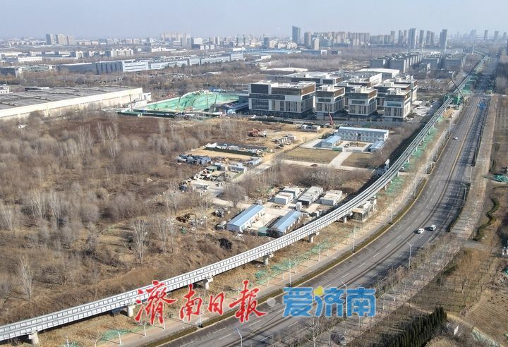 济南低运量轨道交通高新东区环线项目24座车站全部封顶