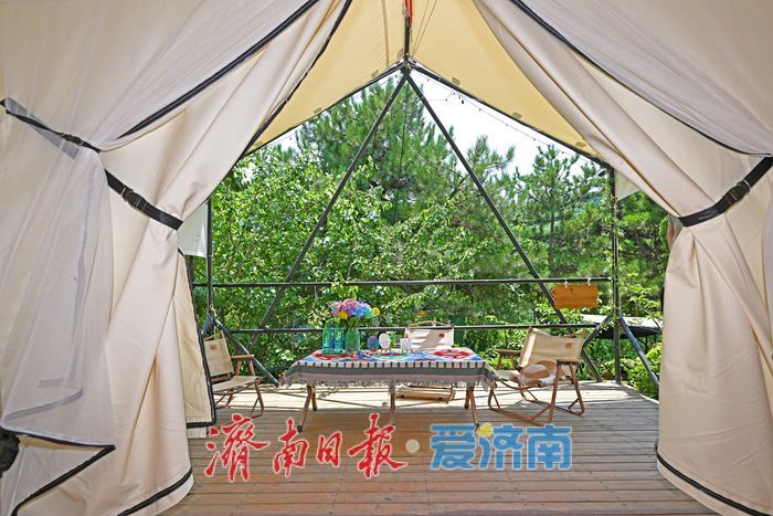 藏翠群山纳清凉！ 红叶谷打造夏日露营新体验