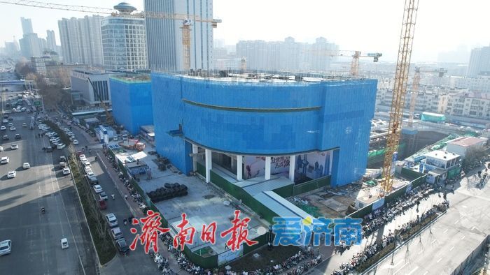 项目强省会｜济南市立五院站TOD综合体加速成型 立体生态地标初现轮廓