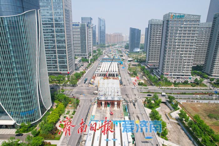 济南凤凰黄河大桥南延工程加速推进 南北交通大动脉正加速成型