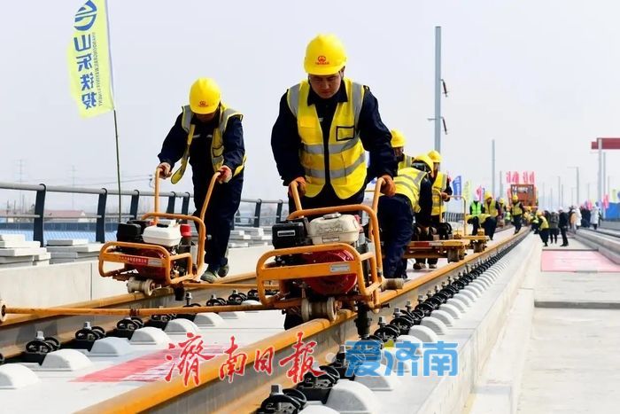 铁路建设“春潮涌” 济南“米”字型高铁枢纽加速成形