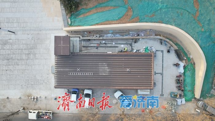 济南轨交6号线省会大剧院站出入口亮相