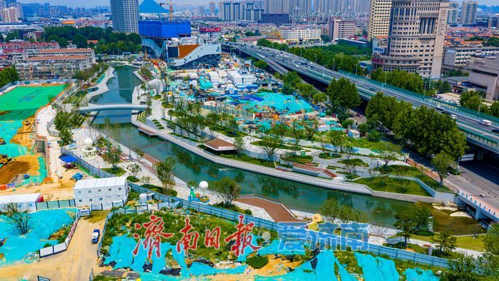 旧河焕新颜！济南全福河景观提升完工 泄洪河道变身滨水公园