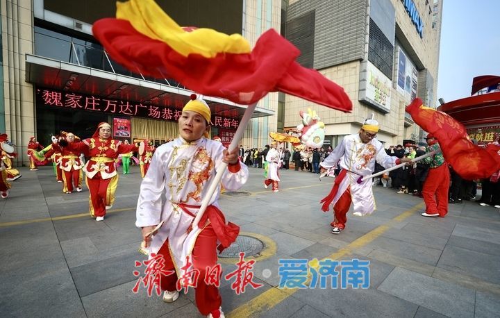 鼓子秧歌舞起来 济南“非遗版”春节年味浓