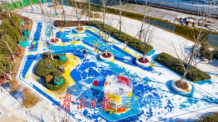 项目强省会｜腊山河西路南延工程步入收尾阶段，滨水景观带初展新颜