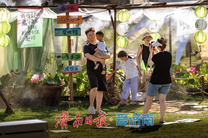 一年四季 泉在济南丨玉符河变身“生态乐园” ，戏水露营热了乡村经济