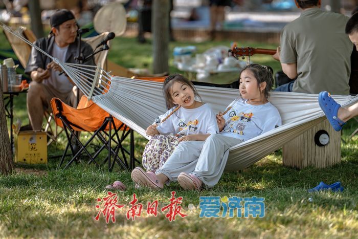 一年四季 泉在济南丨玉符河变身“生态乐园” ，戏水露营热了乡村经济