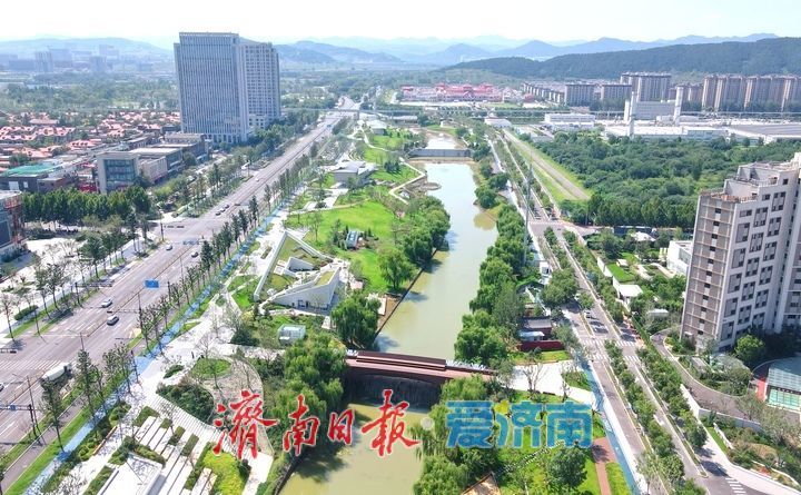 济南东部城区再添生态画卷，“杨家河公园”正式对外开放