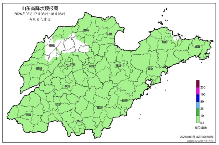 周二下午到夜间全省大部地区有小雨，冷空气携风降温将来袭