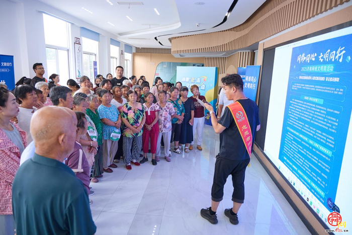 2025济南网络文明周“六进”宣讲活动走进天桥区桑梓店街道三房服务中心
