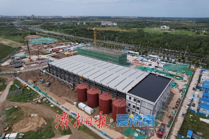 项目强省会｜“聊热入济”北线工程B4#中继泵站加快推进