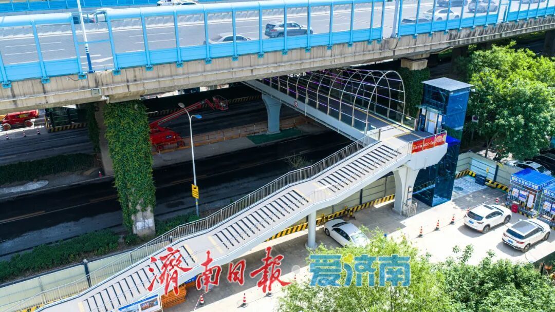 助力泉城交通升级，4座人行天桥将于“五一”假期前投入使用