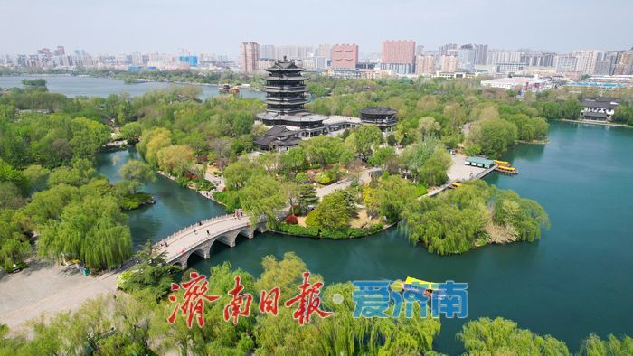 颜值拉满！春满明湖入画来