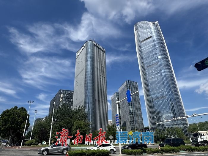 一年四季 泉在济南丨蓝天白云作“画布” 初秋济南尽显诗意画卷