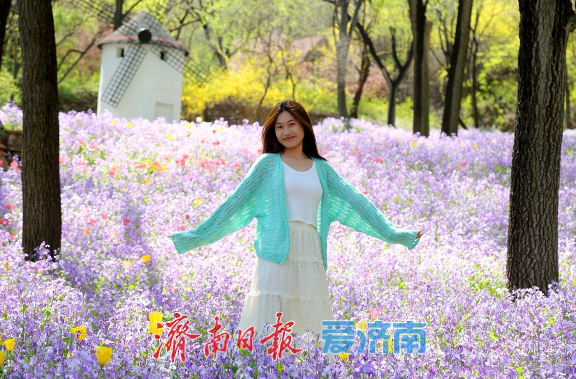 治愈系风景！在红叶谷欧洲风情谷，看漫山紫花如浪