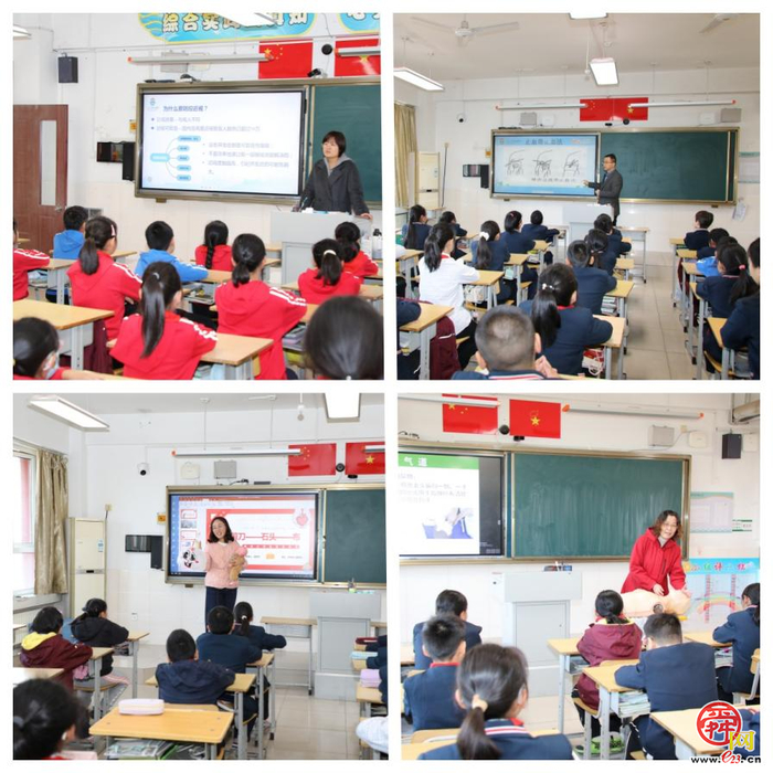 济南市儿童医院与济南市趵突泉小学 联合举办“关爱儿童·校园健康行”活动