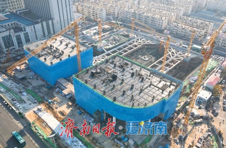 打造立体化城市新地标，济南市立五院轨道交通TOD综合体项目“拔地而起”