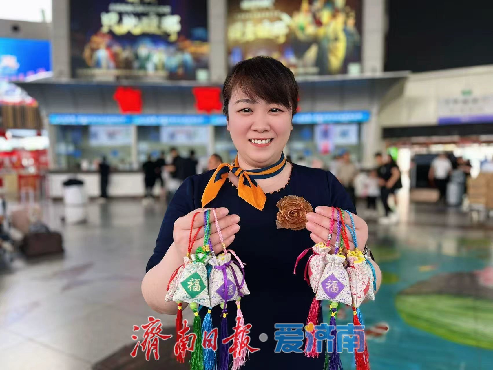 济南长途汽车总站迎来端午出行客流