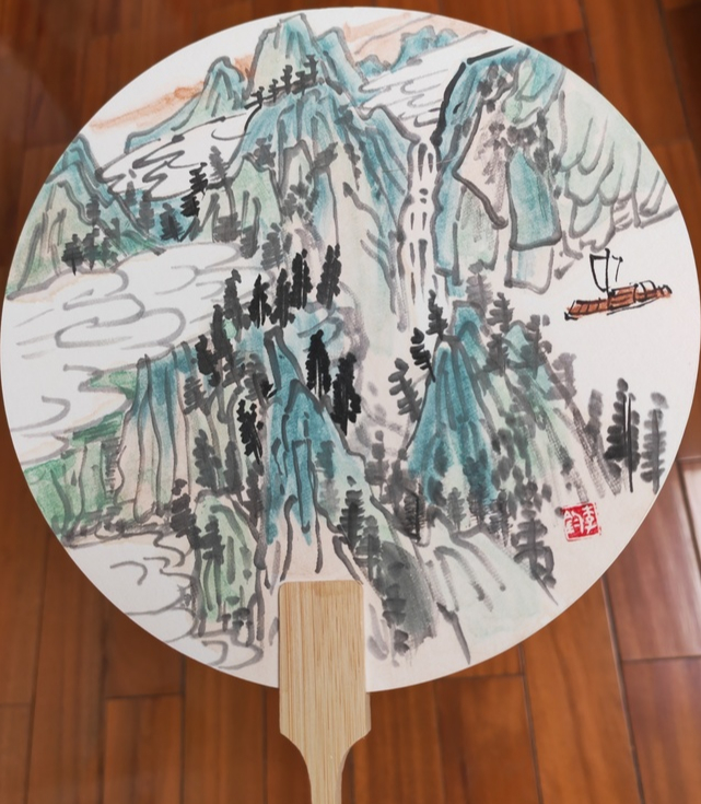 清凉自从扇中来——著名书画家李钧的扇面，传统与现代交融的婉约怀古之风