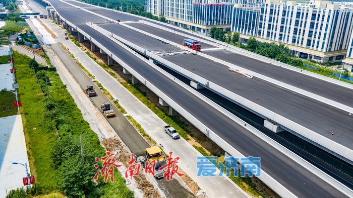 40 公里东西向快速大通道成型！济南工业北路东延提速建设