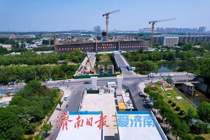 项目强省会｜济南腊山河西路北延工程加速成型 构筑西部南北交通新动脉