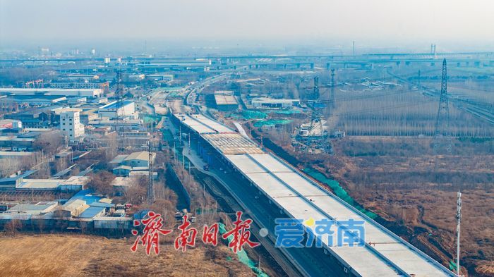 济南工业北路快速路东延工程取得阶段性突破 主线高架贯通助力东部路网升级