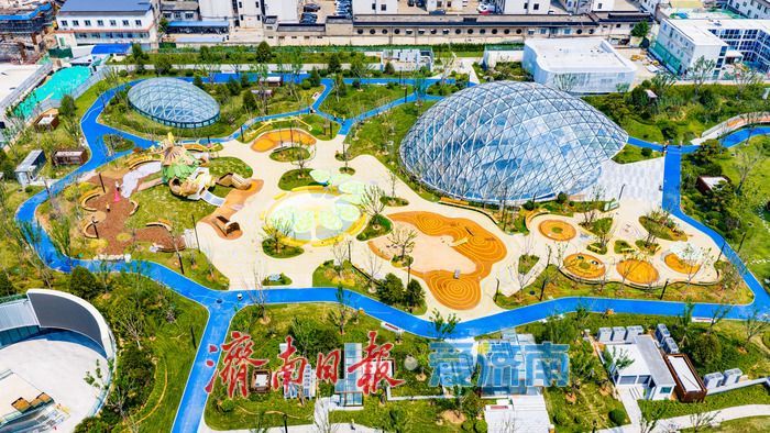 空中栈道串联慢行通廊 槐苑文化体育公园打造全龄友好空间