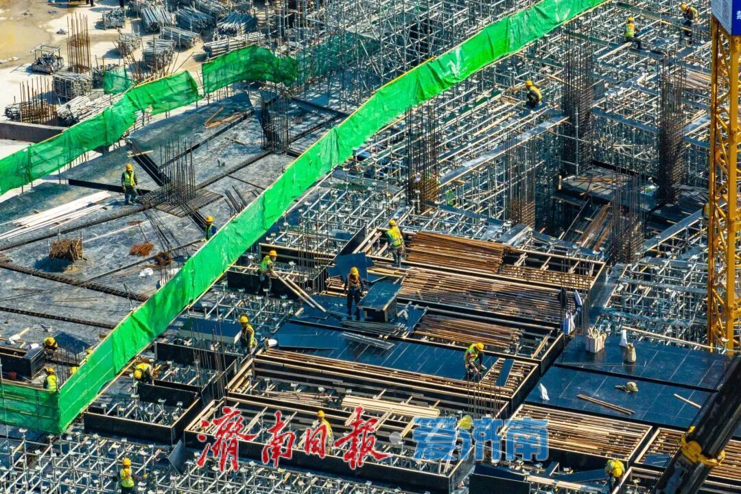 项目强省会｜实拍！济南首个地下TOD综合体雏形初现