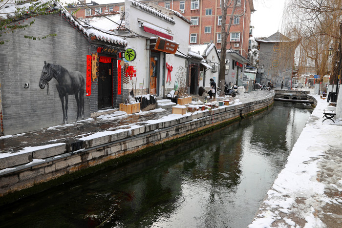 雪后初霁的“济南府”古韵画境，诗意满满！