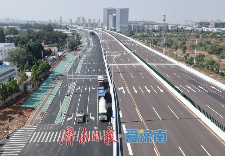 桥下空间全面恢复双向通行，工业北路快速路东延项目即将迎来通车