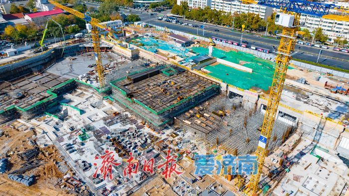 项目强省会｜济南千佛山站TOD项目加速建设，织就“山城融合”新画卷