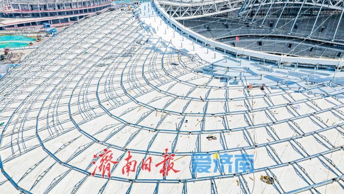 项目强省会｜山东首座6万座专业足球场进入攻坚期 多点发力提速冲刺精品工程