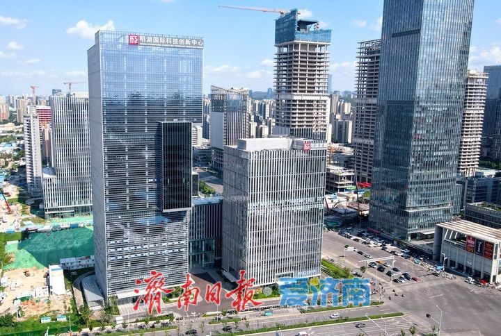 项目强省会｜济南中央商务区“北门户”挂牌展现新颜