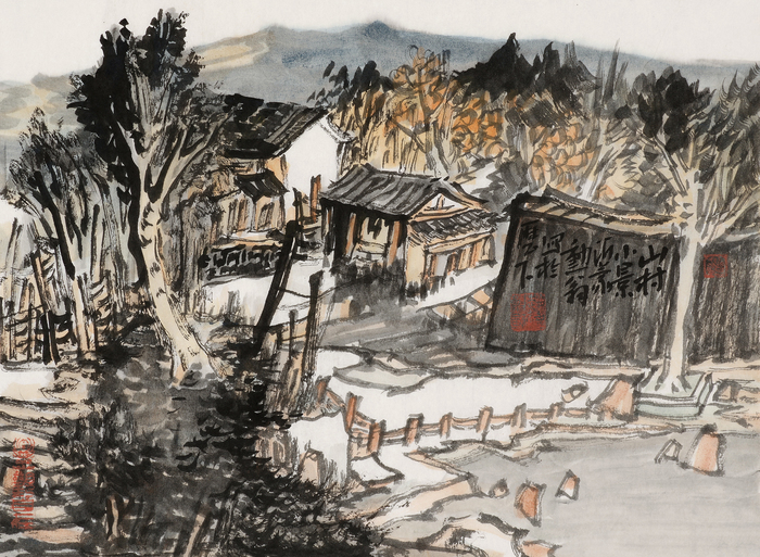 赵德勋山水小品｜传统法度融现代意蕴 笔简意浓写纸短情长