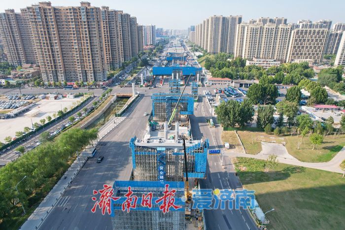 济南凤凰黄河大桥南延工程提速攻坚 年底将实现主桥结构贯通！