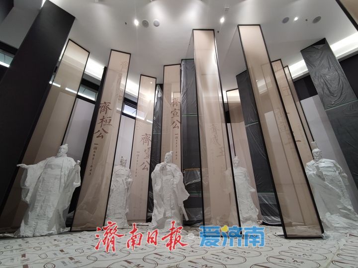 齐长城文化博物馆展雄姿 内部装修进入最后冲刺