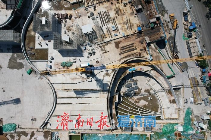 项目强省会｜展露雄姿！千佛山站地下TOD项目建设稳步推进