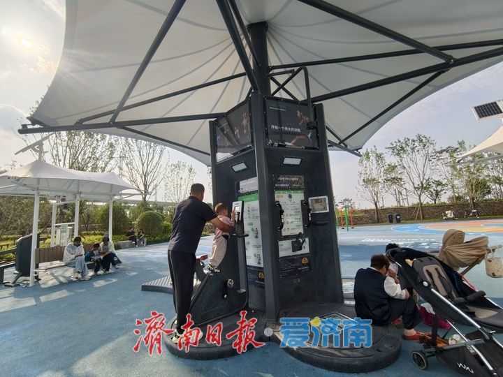 济南西部春风悦动公园北段扩建区域焕新开放