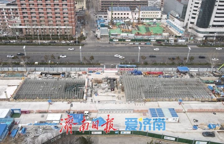 济南轨交4号线最“浅”车站启动地上站厅层建设